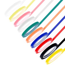 PEUTIER 10 Rolls Autoclave Tape, 0.24" Width 216.5' Length Instruments Identification Tape 10 Colors Instrument Tape Surgical Dental Tape Autoclavable 270° F Steam