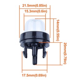 Mtanlo Premium Replacement Parts for Echo CS-400, CS400, CS-450 - Includes Primer Bulb, Fuel Filter, Spark Plug, Air Filter, and Adjustment Screw for Enhanced Per for mance