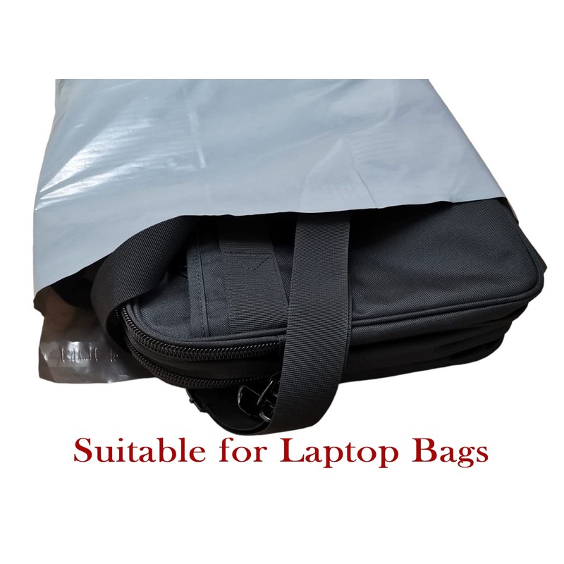 25 Pack Grey Mailing Poly Postal Self Seal Bags 17''x22''
