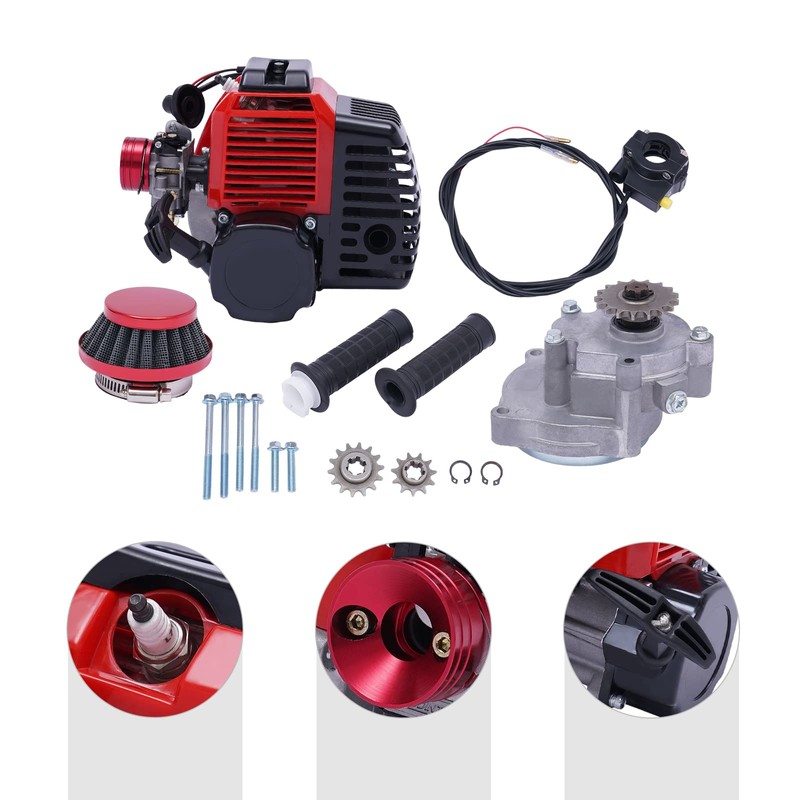 49cc 2 Stroke Gas Scooter Engine Bicycle Engine Kit Single