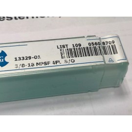 OSG 1332901, 3/8-18 NPSF, Pipe & Conduit Thread Tap, HSS, 2.56" OAL, Steam Oxide