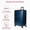 SwissGear 8020 Eclipse Hardside Expandable Luggage with Spinner Wheels, Navy,