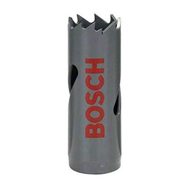Bosch Professional Hole Saw HSS Bi-Metal for Standard Adapters (for Metal, Aluminium, Stainless Steel, Plastics and Wood, Diameter 17 mm, Drill Accessories)