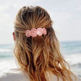 Mistofu Hair Barrettes For Women - 3Pcs Large Barrettes for Thick Hair French Design with Beautiful Lines Elegant and Stylish - Perfect Hair Accessories for Thick Hair (multiple colors9)