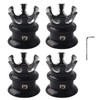 4pcs Engine Screw Cap Covers Crown Styling Fit for XL883/Big