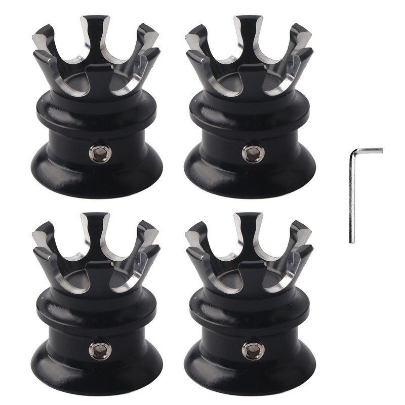 4pcs Engine Screw Cap Covers Crown Styling Fit for XL883/Big