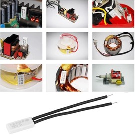 Pack of 10 KSD9700 Temperature Switch, Normally Open Temperature Switch, Thermal Protection, Plastic Probe (75 ℃)