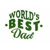 Worlds Best Dad Iron On Decal, Tshirt Idea, Daddy Gifts