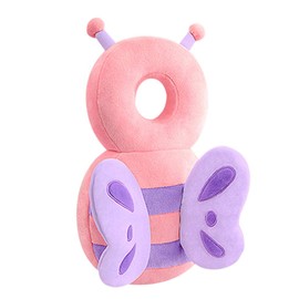 Aitakatta Baby Head Protector Backpack, Adjustable Backpack Toddlers Head Safety Pad Cushion, Baby Head Back Protection Safety Pads for Walking Crawling, for Age 5-24 Months(Butterfly,1P)