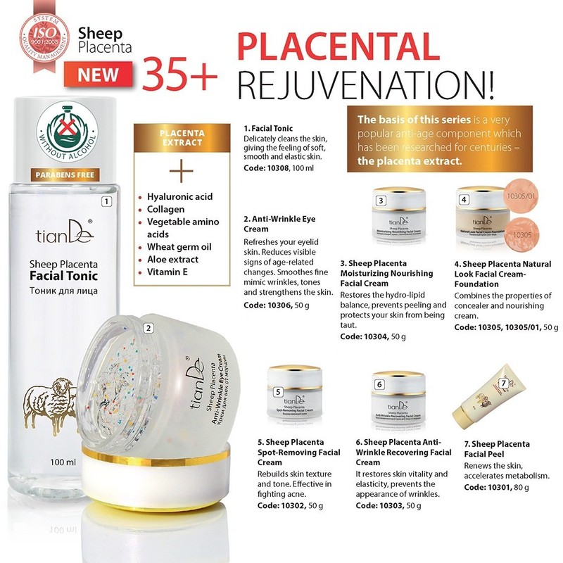 Placenta Based Facial Scrub Tiande 10301 80 Extra Cleaning