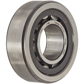 FAG NJ202E-TVP2-C3 Cylindrical Roller Bearing, Single Row, Straight Bore, Removable Inner Ring, Flanged, High Capacity, Polyamide/Nylon Cage, C3 Clearance, Metric, 15mm ID, 35mm OD, 11mm Width