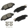 ACZCR Rear Ceramic Disc Brake Pad Set w/Hardware Compatible For