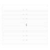 Filofax B132210 Ruled White Notepad