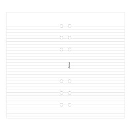 Filofax B132210 Ruled White Notepad