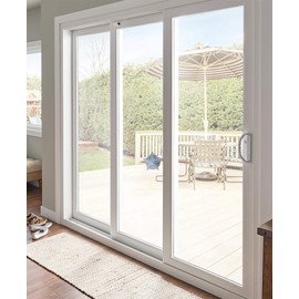 Protection Plus- Sliding Glass Door And Window Accessory Locking Mechanism - Blue