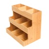Ninebendstreams Wooden Tea Bag Organizer with Compartments