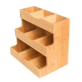 Ninebendstreams Wooden Tea Bag Organizer with Compartments