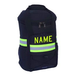 Fully Involved Stitching Firefighter Backpack Cooler (Black)