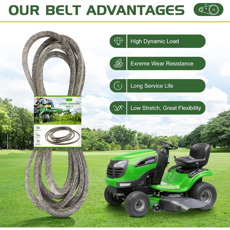 Youxmoto 1/2" x 78" Lawn Mower Drive Belt Made with