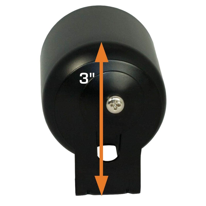GlowShift Universal Fitment Black Single Gauge Metal Dashboard Pod Holder