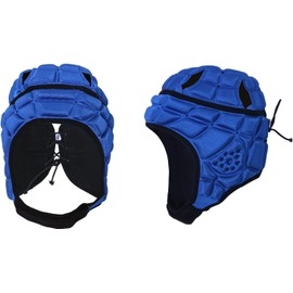 Civlann Goalkeeper Soft Padding Headgear, Breathable Head Padded, Adjustable Helmet for 7v7 Passing Leagues, Flag Football, Rugby, Brazilian jiu-Jitsu, Children Playing - M