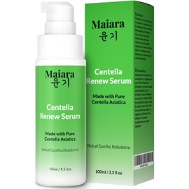 Centella Serum for Face - Korean Skincare Centella Asiatica Serum (100 ml) - Calming Ampoule and Soothing Facial Serum - Hydrating Daily Centella Moisturizer for All Skin Types