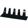 FindingKing 2 Black Velvet 5 Finger Ring Jewelry Displays 8"