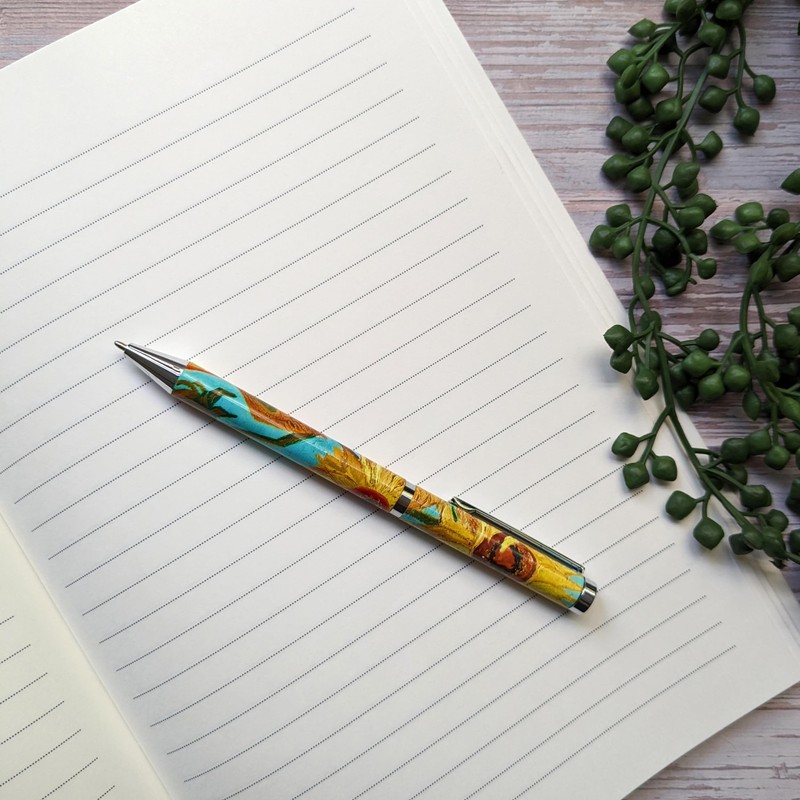 Robert Frederick Van Gogh Sunflowers Ballpoint Pen in Gift Box