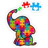 2pcs Autism Awareness Elephant 5 inch Vinyl Sticker | Decal