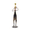 Trumpet Player Figurine Modern Abstract Handcrafted Metal Musician Sculpture for