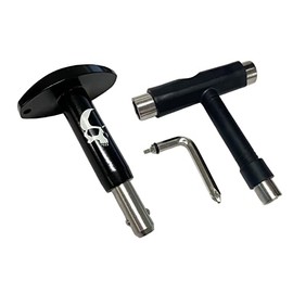 Kami-So Skateboard Bearings Remover Tool (White Logo) + T5 Skate Tool - Roller Skate Tool - Skateboard Tool - Scooter Tool