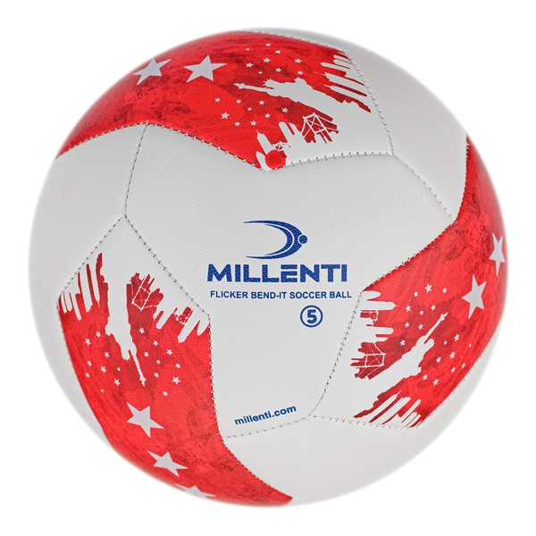 Millenti US Soccer Balls Size 5 - American Flag Stars