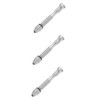 LALAFINA 3pcs Swivel Head Pin Vise Precision Hand Drill Tool
