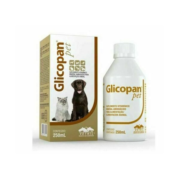 Glicopan Pet De Vetnil-vitaminas e suplementos vitaminico   250ml Envio Rapido..