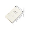 Operitacx 2 Sets 2025 Loose Leaf Paper Notebook Replacement Paper