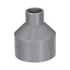 sourcing map PVC DWV Reducing Coupling Schedule 40 Gray 32mm