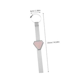 BUGUUYO Reflective Triangle Strip for Car Static Grounding Belt Static Electricity Remover Wristband Ground Wire Vehicle Safety Earthing Adapter Metal Strip Car Mount