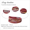 Long tiantian Leather Wrap Bracelets for Women Western Outfit Accessories