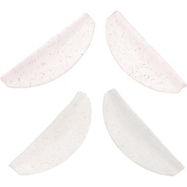 CLISPEED 2 Pares Almohadillas de Silicona para Levantar Pestañas, Parches Autoadhesivas Reutilizables, Uso en Salón y Rutina Diaria, Color Variado