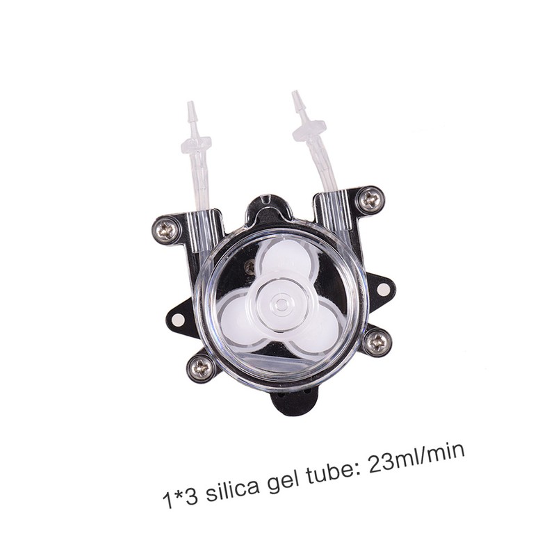 DC 6V DIY Dosing Pump Mini Peristaltic Dosing Head Self-Priming