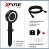 5+1 Mode High Pressure Replacement Black RV Shower Head with