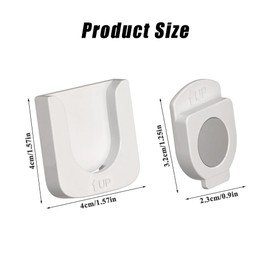 Homefantasy Pack of 6 Improved Strong Magnetic Holder, Remote Control Holder, Wall Mount, Remote Control Holder, Wall Mount