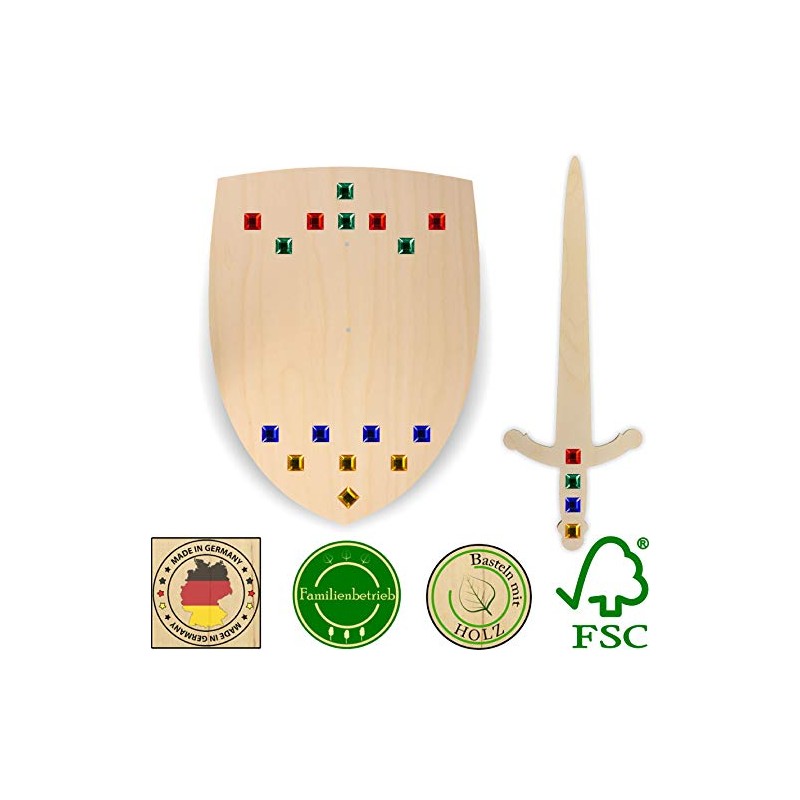 Herr Bo & Co Knight's shield (without handle or loop)