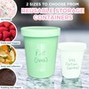 KOYAIRE Pint Ice Cream Containers for Homemade Ice Cream (16oz.