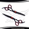 Professional 7” Black Diamond Barber Hairdressing Sharp Edge Scissors Stainless
