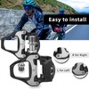 ROCKBROS Road Bike Pedals Alloy Clipless Bicycle Pedals with Cleats