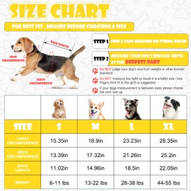 LUZGAT Dog Raincoat for Medium Dogs, Dog Rain Jacket with Clear Hooded, Waterproof Dog Rain Coat with Adjustable Belly Strap, Dogs Safety Vest for Outdoor Adventures Walking(Yellow,M)