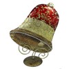colourliving Decorative Christmas Bell Christmas Decoration Hand-Painted 34 cm High