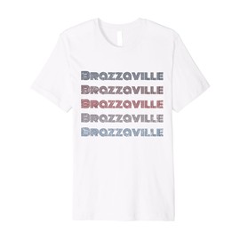Republic of Congo 70's City Retro Vintage Brazzaville Premium T-Shirt