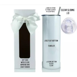 Handmade Jack and Sally Tumbler 20oz Mug Cup w/ Lid Straw Stainless